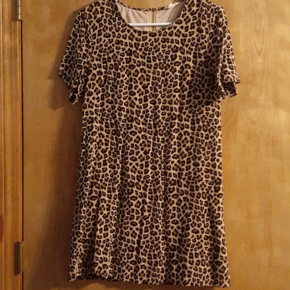 Cheetah printed dress